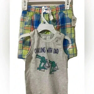First Impressions Toddler Boy Size 2 T Tank and Shorts